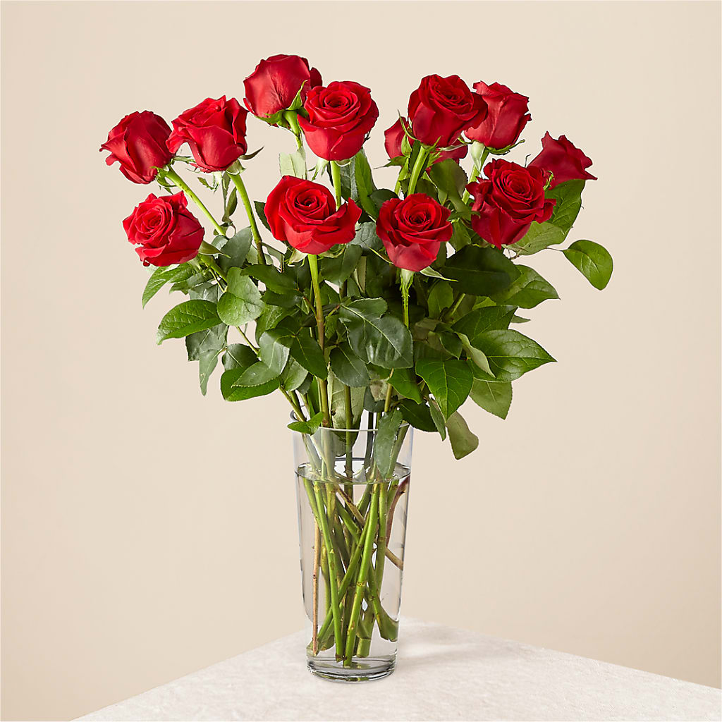 Long Stem Red Rose Bouquet – The Shoppe At Wildflower Hill, Lampasas TX