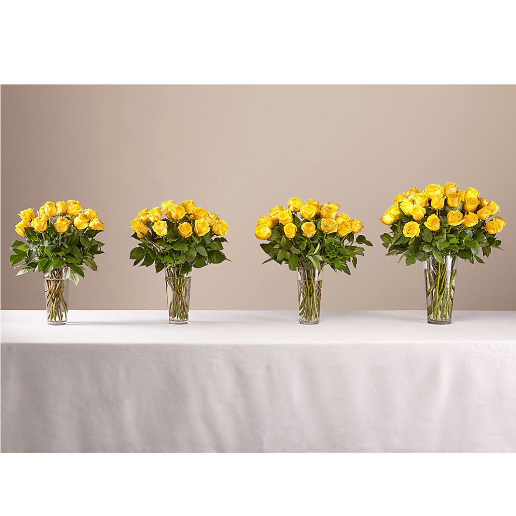 Long Stem Yellow Rose Bouquet – The Shoppe At Wildflower Hill, Lampasas TX