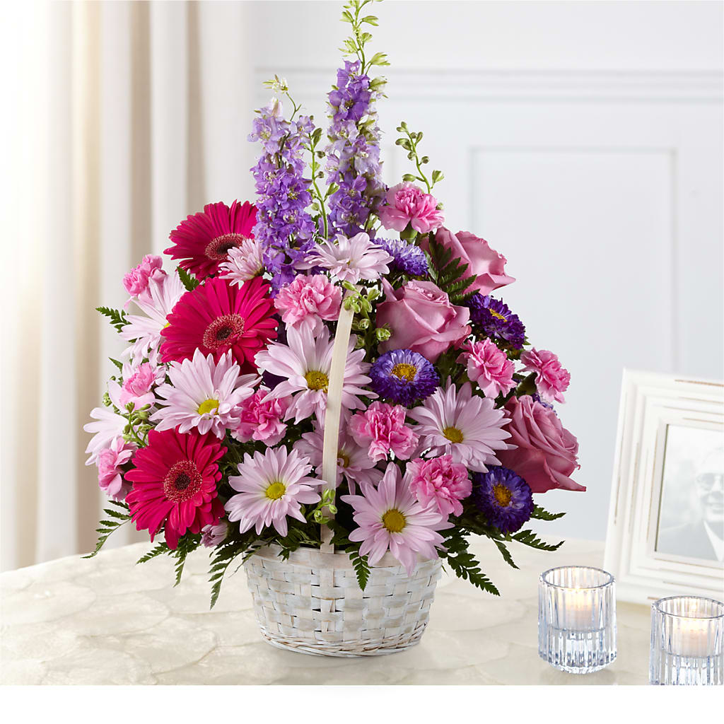 Pastel Peace Basket – THE SHOPPE ON KEY AVENUE FLORAL & GIFTS, Lampasas TX