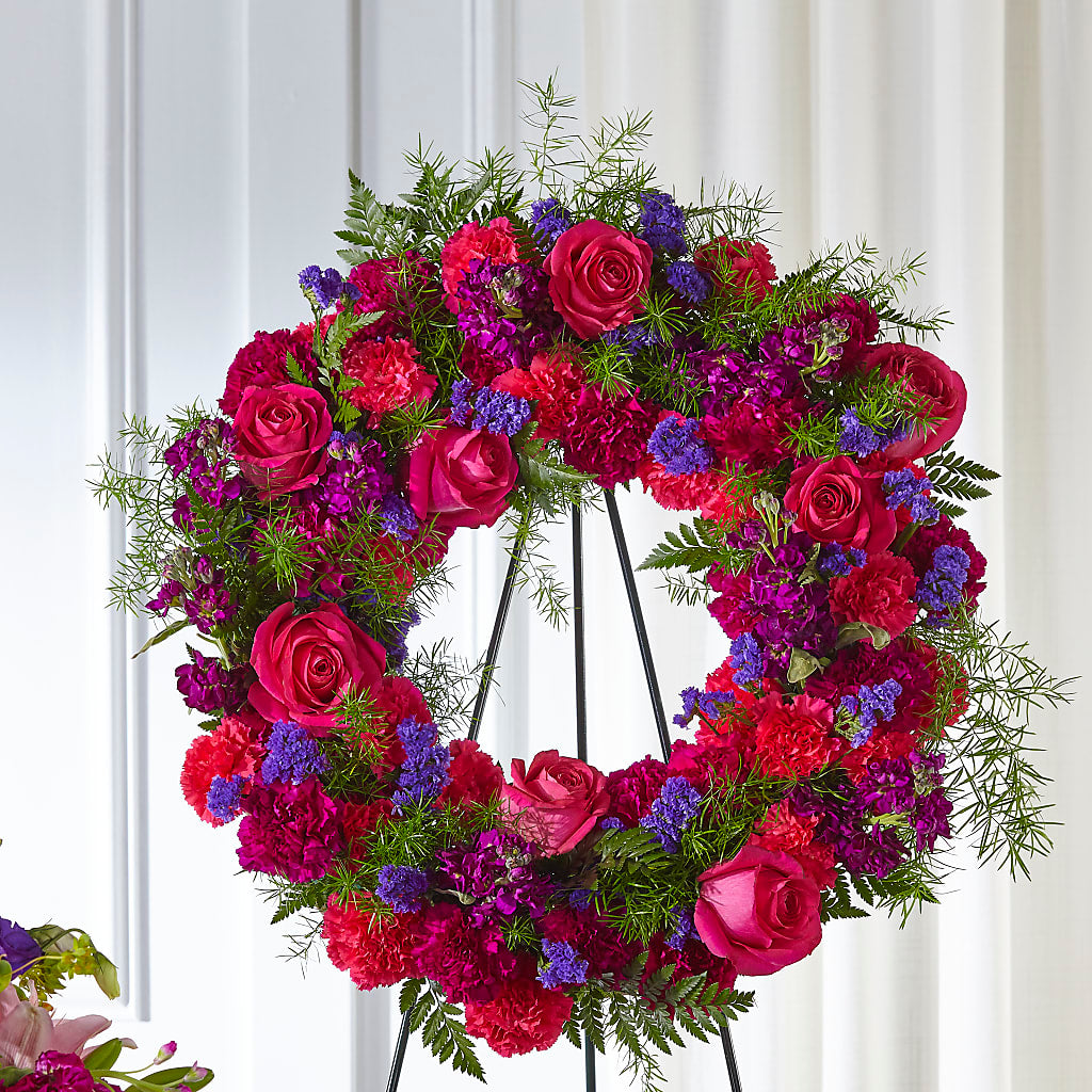 Calming Colors Wreath – The Shoppe At Wildflower Hill, Lampasas TX