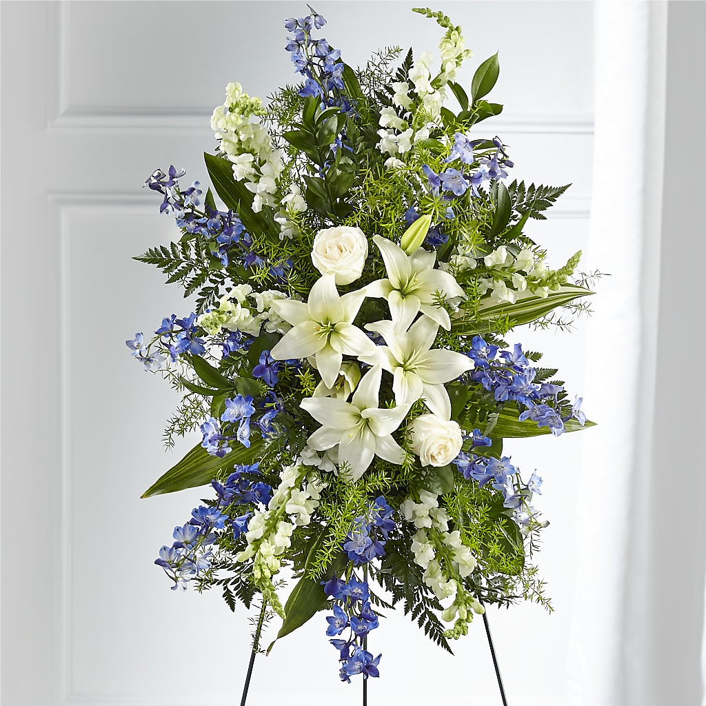 Faithful Friend Standing Spray – THE SHOPPE ON KEY AVENUE FLORAL & GIFTS, Lampasas TX