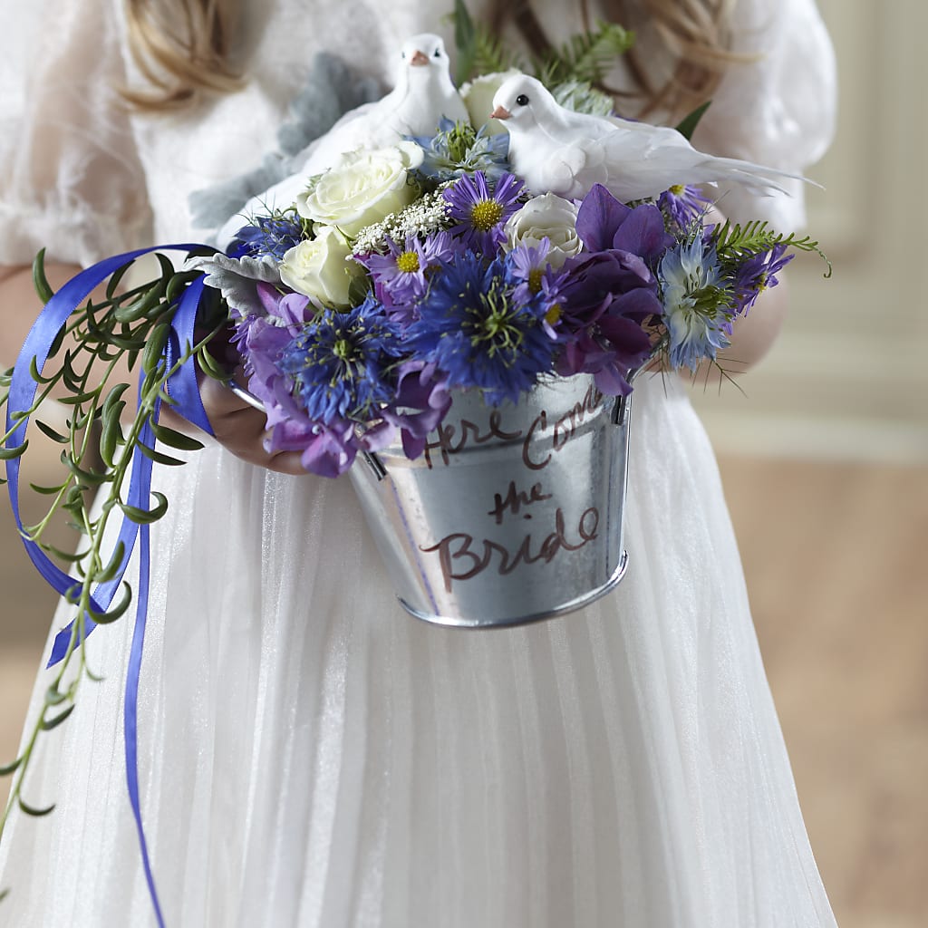 Enchantment Flower Girl Arrangement – THE SHOPPE ON KEY AVENUE FLORAL & GIFTS, Lampasas TX