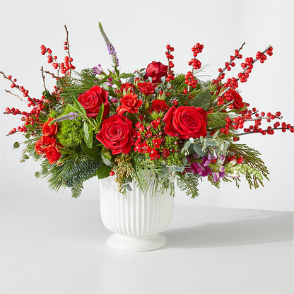 Big Red Bow Bouquet – THE SHOPPE ON KEY AVENUE FLORAL & GIFTS, Lampasas TX