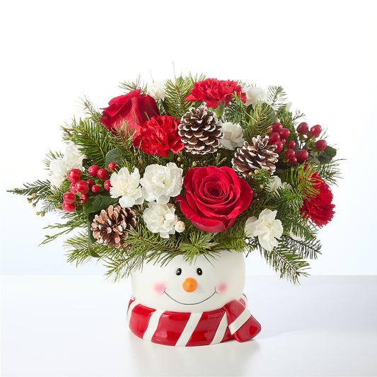 Jolly Snowman Bouquet –  The Shoppe At Wildflower Hill, Lampasas TX