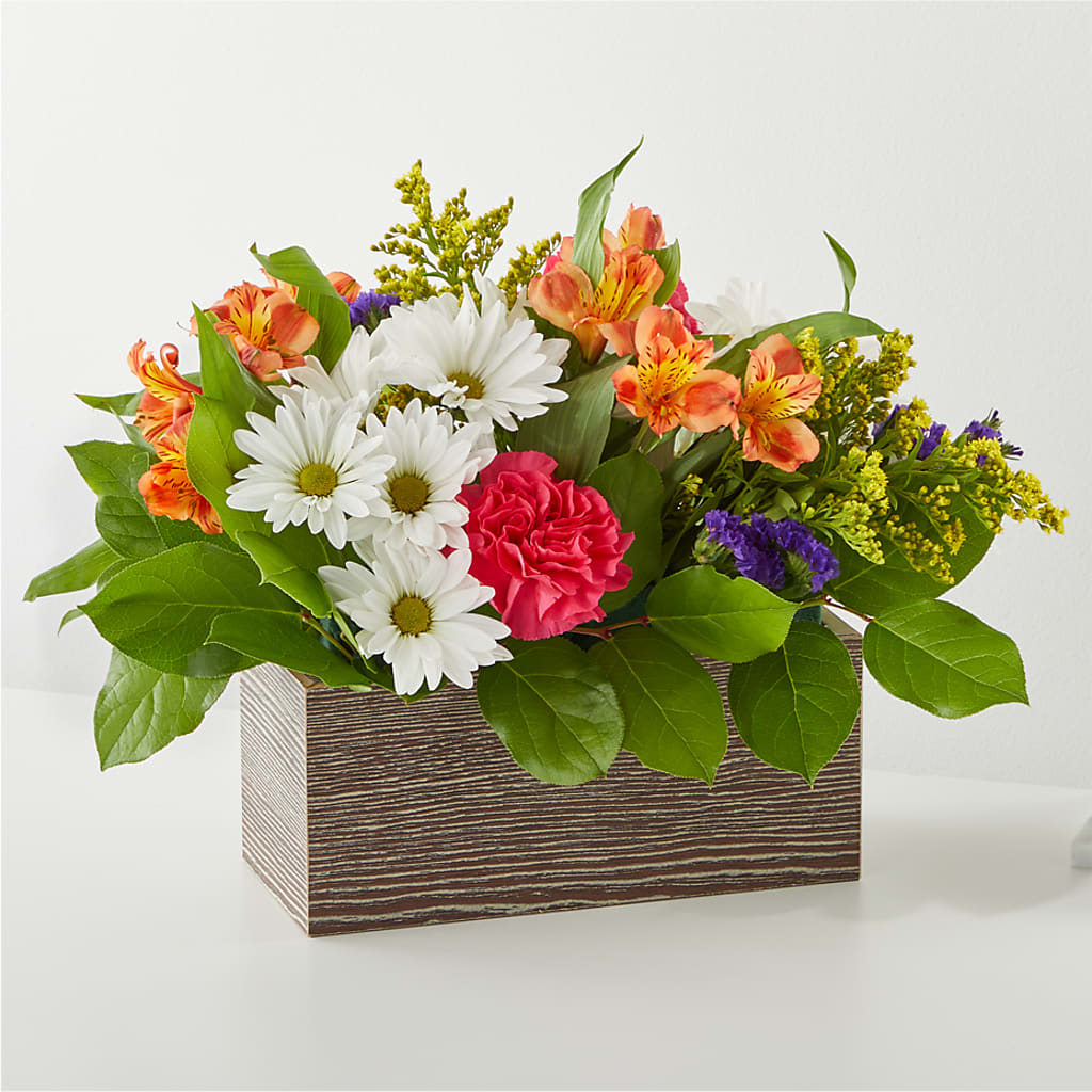 Oopsie Daisy Box Bouquet – THE SHOPPE ON KEY AVENUE FLORAL & GIFTS, Lampasas TX
