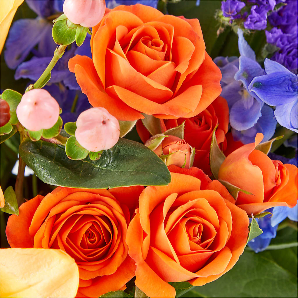Radiant Citrus Box Bouquet –  The Shoppe At Wildflower Hill, Lampasas TX