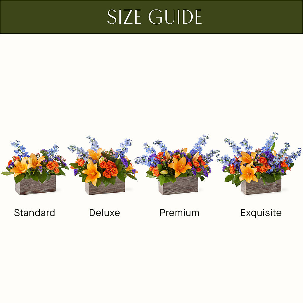 Radiant Citrus Box Bouquet –  The Shoppe At Wildflower Hill, Lampasas TX
