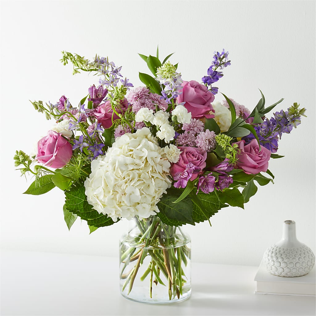 Violet Caress Bouquet – THE SHOPPE ON KEY AVENUE FLORAL & GIFTS, Lampasas TX