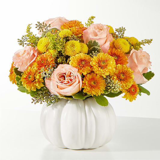 Peachy Pumpkin – THE SHOPPE ON KEY AVENUE FLORAL & GIFTS, Lampasas TX