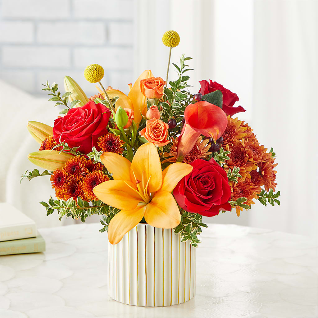 Scarlet Skies Bouquet –  The Shoppe At Wildflower Hill, Lampasas TX