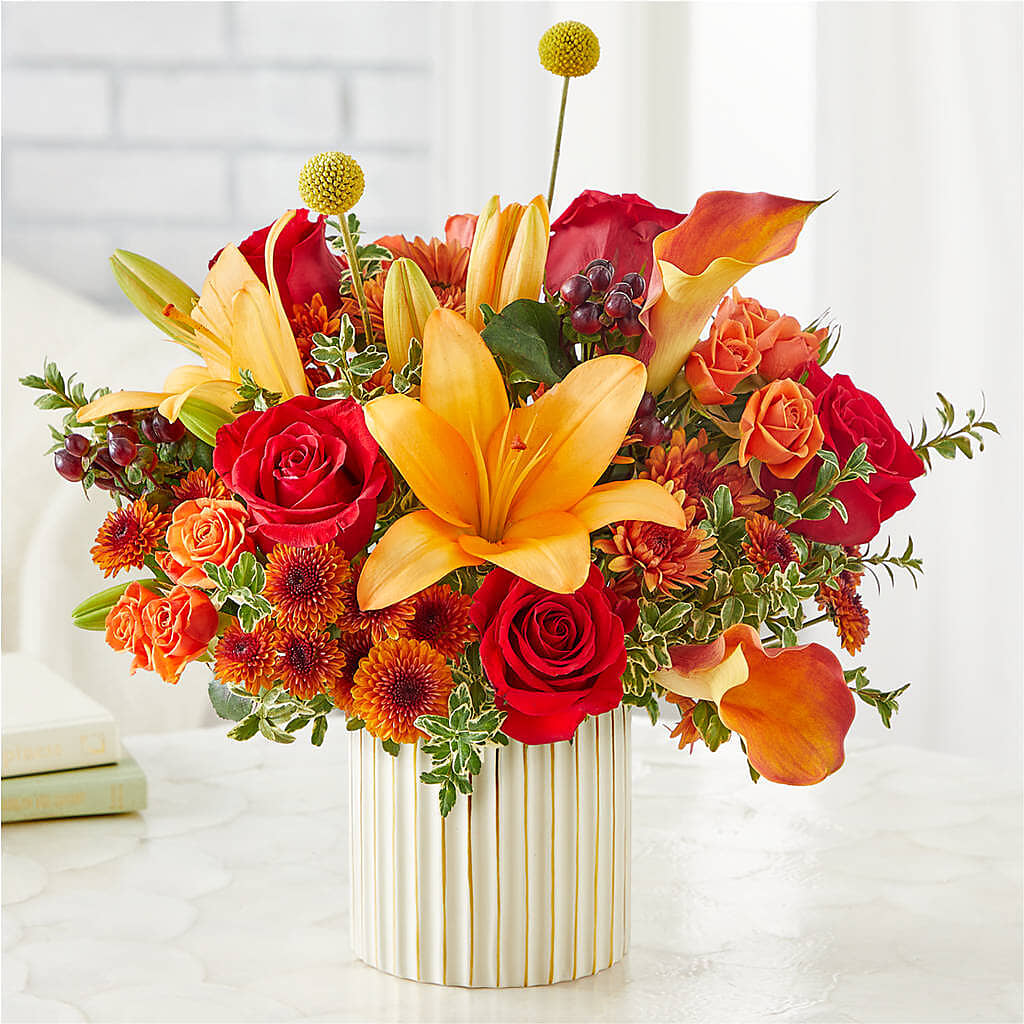 Scarlet Skies Bouquet –  The Shoppe At Wildflower Hill, Lampasas TX