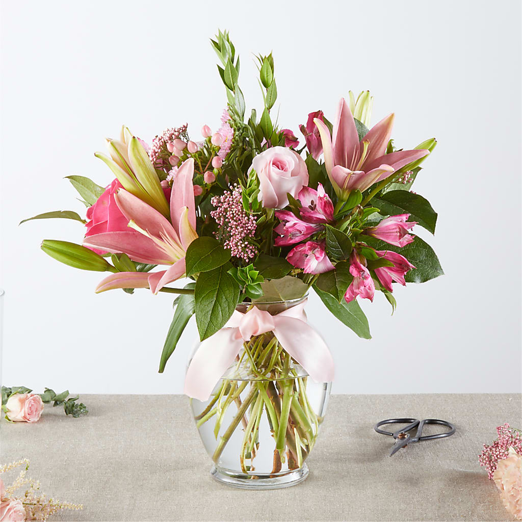Pink Ribbon - A Florist Original – THE SHOPPE ON KEY AVENUE FLORAL & GIFTS, Lampasas TX