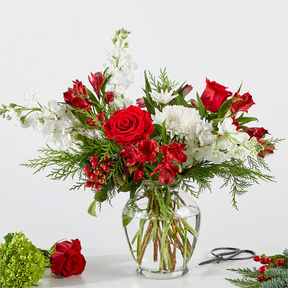 Merry Moment Bouquet – A Florist Original – THE SHOPPE ON KEY AVENUE FLORAL & GIFTS, Lampasas TX