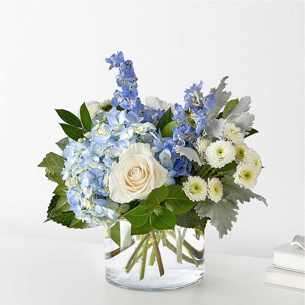 Clear Skies Bouquet – THE SHOPPE ON KEY AVENUE FLORAL & GIFTS, Lampasas TX