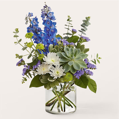 Cerulean Waves Bouquet –  The Shoppe At Wildflower Hill, Lampasas TX