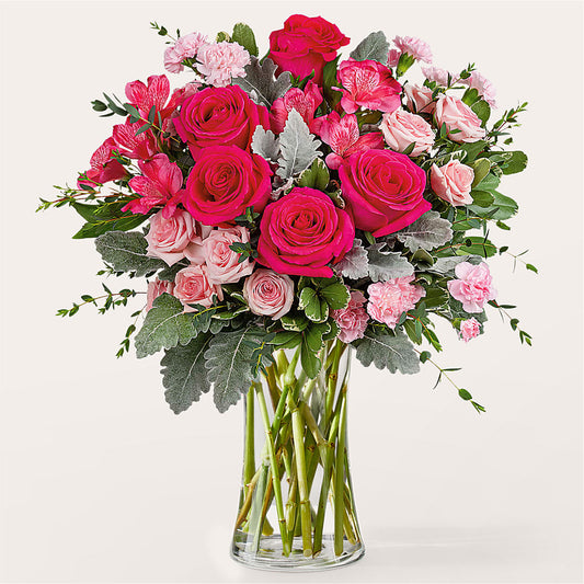 Tickled Pink Bouquet – THE SHOPPE ON KEY AVENUE FLORAL & GIFTS, Lampasas TX