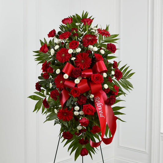 Treasured Memories Standing Spray – THE SHOPPE ON KEY AVENUE FLORAL & GIFTS, Lampasas TX