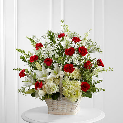 In Loving Memory Arrangement – THE SHOPPE ON KEY AVENUE FLORAL & GIFTS, Lampasas TX