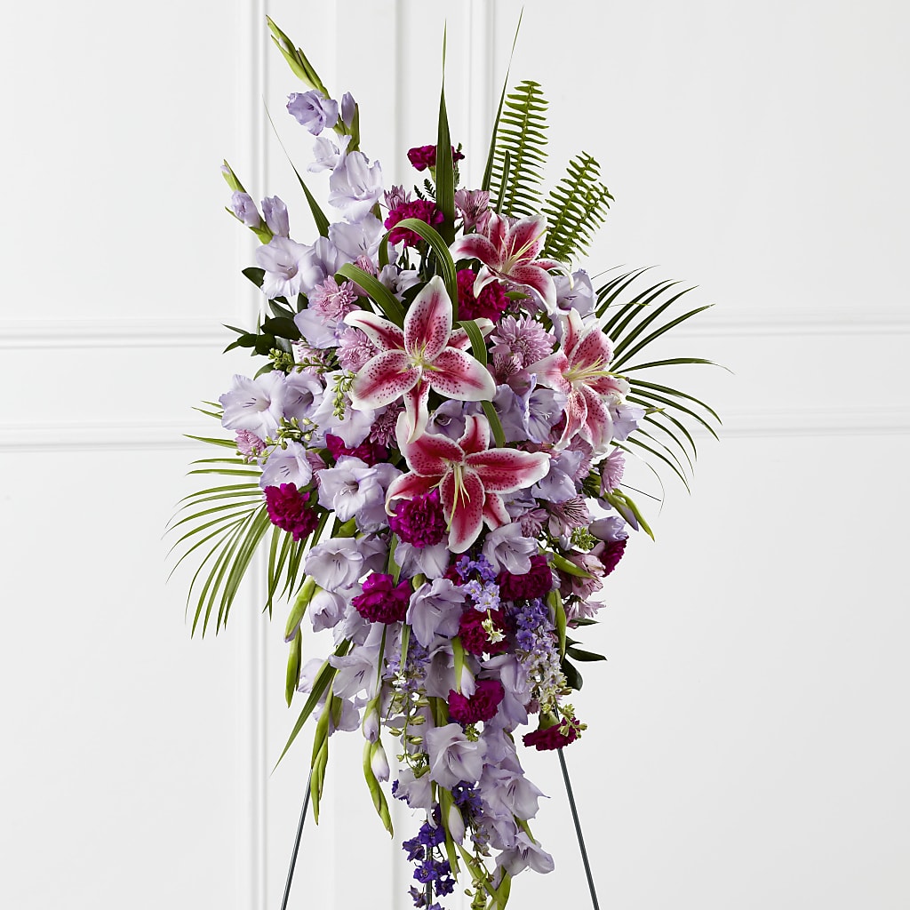 Tender Touch Standing Spray – THE SHOPPE ON KEY AVENUE FLORAL & GIFTS, Lampasas TX