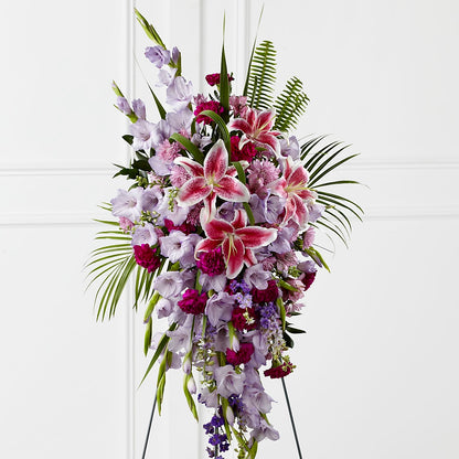 Tender Touch Standing Spray – THE SHOPPE ON KEY AVENUE FLORAL & GIFTS, Lampasas TX