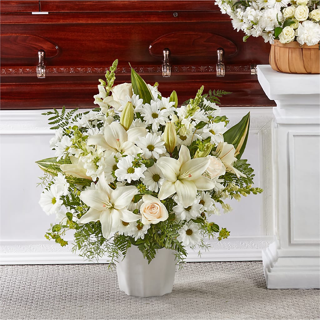 Thoughts of Tranquility Floor Basket – THE SHOPPE ON KEY AVENUE FLORAL & GIFTS, Lampasas TX