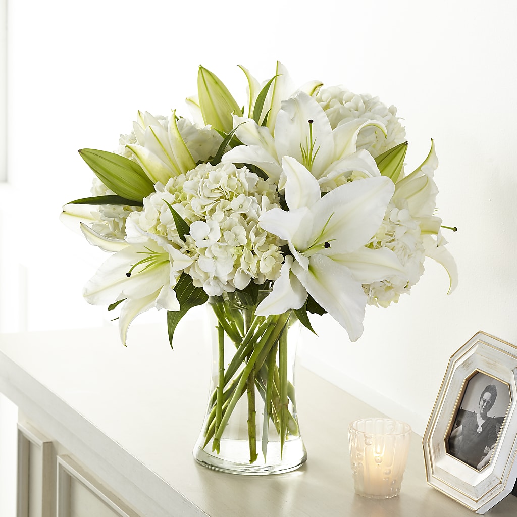 Compassionate Lily Bouquet – THE SHOPPE ON KEY AVENUE FLORAL & GIFTS, Lampasas TX