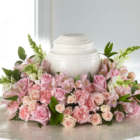 Blooms of Hope Cremation Adornment – THE SHOPPE ON KEY AVENUE FLORAL & GIFTS, Lampasas TX