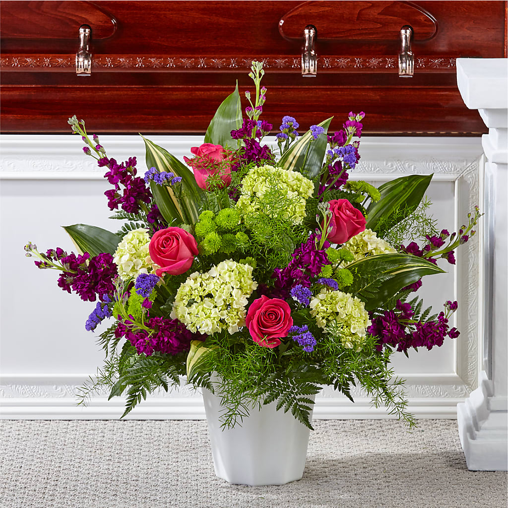 Beautiful Horizons Floor Basket – THE SHOPPE ON KEY AVENUE FLORAL & GIFTS, Lampasas TX