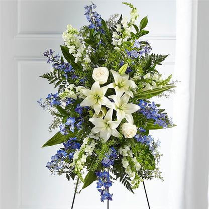 Faithful Friend Standing Spray – THE SHOPPE ON KEY AVENUE FLORAL & GIFTS, Lampasas TX