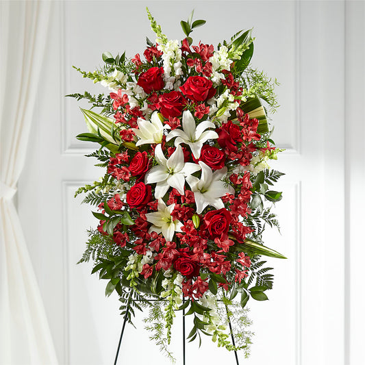 Everlasting Memory Standing Spray – THE SHOPPE ON KEY AVENUE FLORAL & GIFTS, Lampasas TX