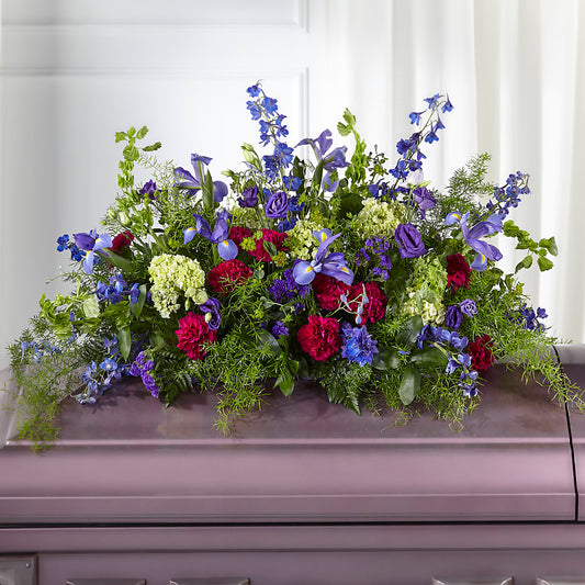 Always Treasured Casket Spray – THE SHOPPE ON KEY AVENUE FLORAL & GIFTS, Lampasas TX