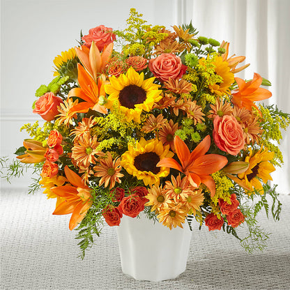 Harvest Thoughts Floor Basket – THE SHOPPE ON KEY AVENUE FLORAL & GIFTS, Lampasas TX