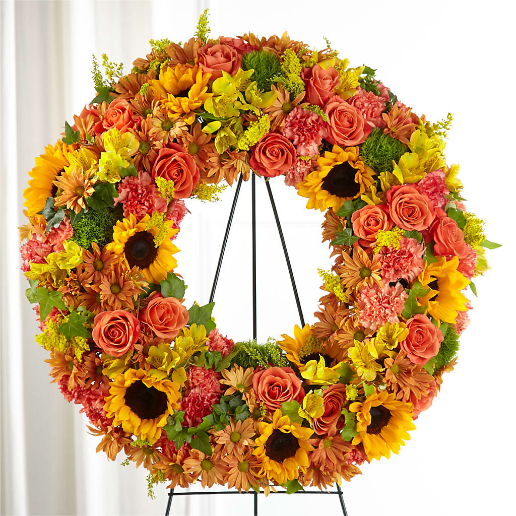 Autumnal Memories Wreath (Standard) –  The Shoppe At Wildflower Hill, Lampasas TX