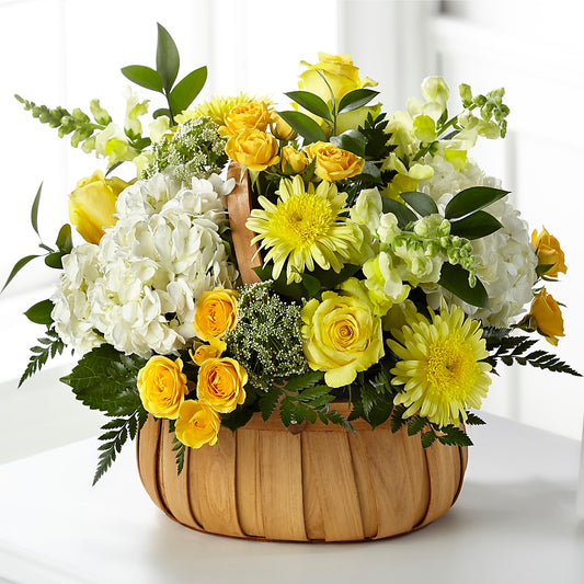 Rustic Remembrance Basket – THE SHOPPE ON KEY AVENUE FLORAL & GIFTS, Lampasas TX