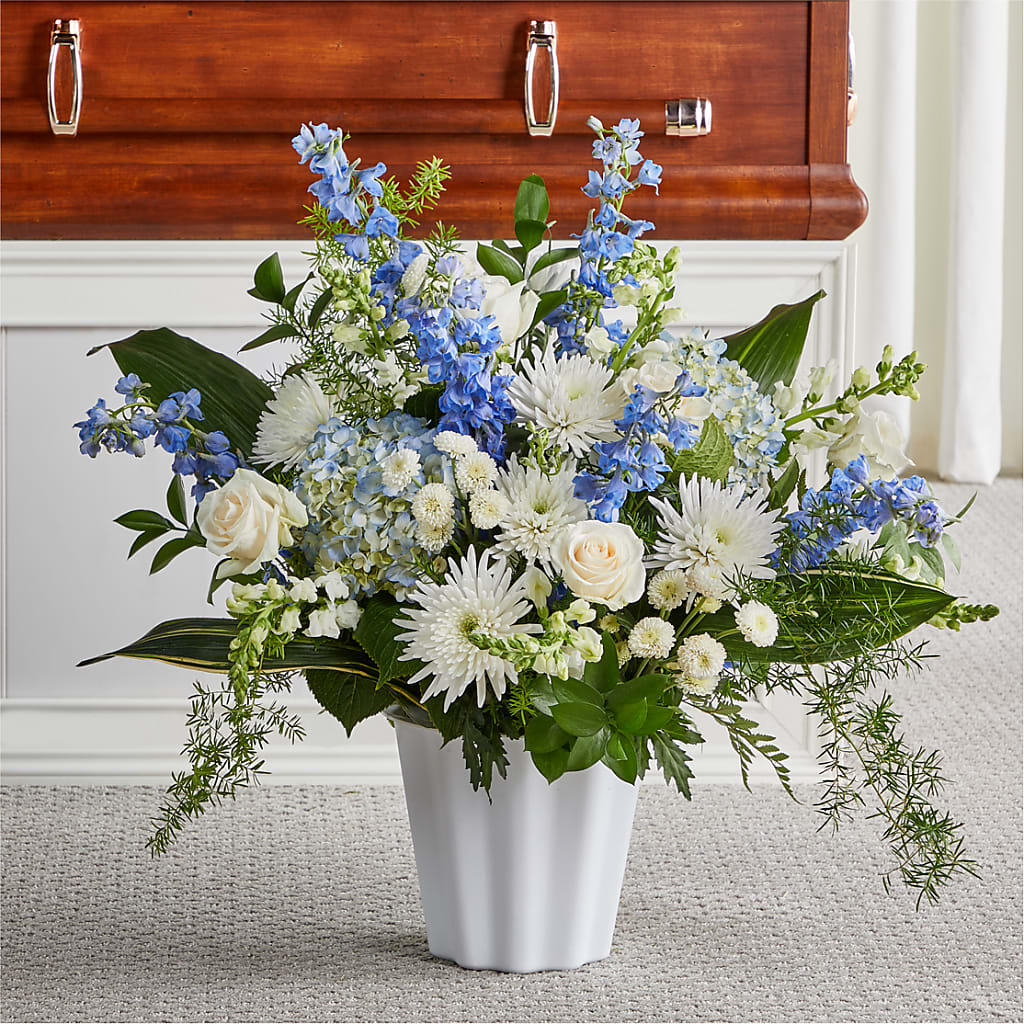 Everlasting Memories Floor Basket – THE SHOPPE ON KEY AVENUE FLORAL & GIFTS, Lampasas TX
