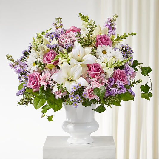 Remarkable Life Urn Arrangement – THE SHOPPE ON KEY AVENUE FLORAL & GIFTS, Lampasas TX