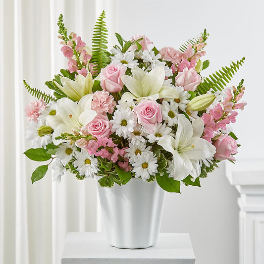 Soft Touch Tabletop Basket – THE SHOPPE ON KEY AVENUE FLORAL & GIFTS, Lampasas TX