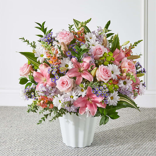 Abundant Compassion Floor Basket – THE SHOPPE ON KEY AVENUE FLORAL & GIFTS, Lampasas TX