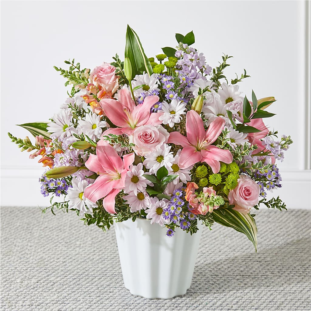 Abundant Compassion Floor Basket – THE SHOPPE ON KEY AVENUE FLORAL & GIFTS, Lampasas TX