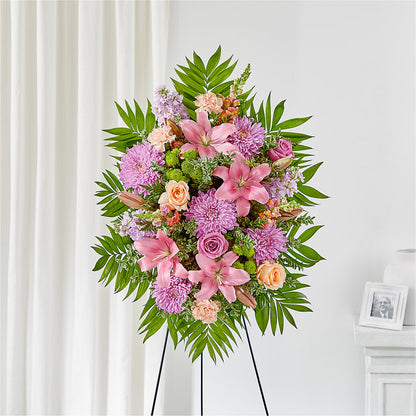 Love & Light Standing Spray – THE SHOPPE ON KEY AVENUE FLORAL & GIFTS, Lampasas TX