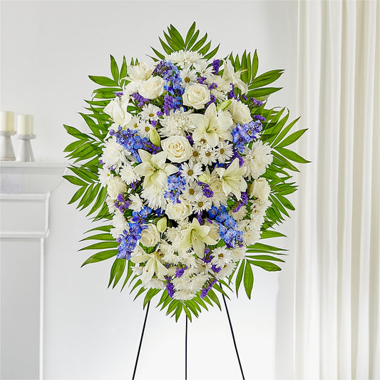 At Rest Standing Spray – THE SHOPPE ON KEY AVENUE FLORAL & GIFTS, Lampasas TX
