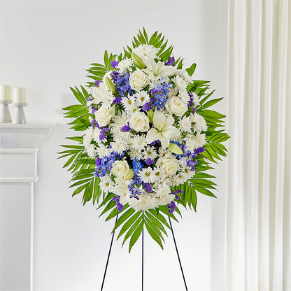 At Rest Standing Spray – THE SHOPPE ON KEY AVENUE FLORAL & GIFTS, Lampasas TX