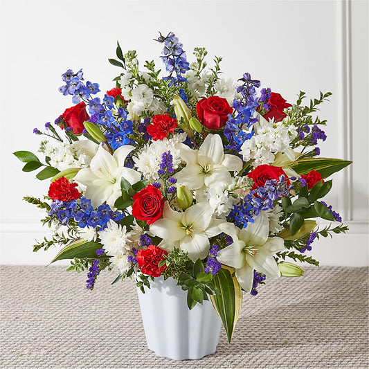 Consoled Floor Basket – THE SHOPPE ON KEY AVENUE FLORAL & GIFTS, Lampasas TX