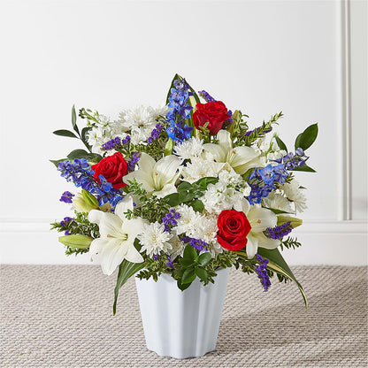 Consoled Floor Basket – THE SHOPPE ON KEY AVENUE FLORAL & GIFTS, Lampasas TX