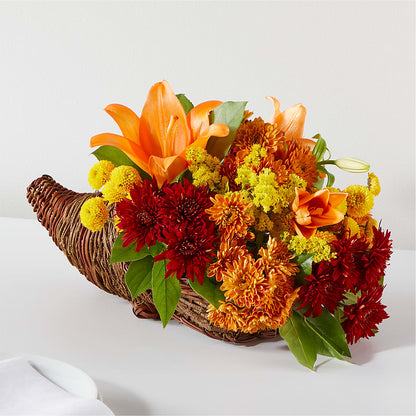 Bouquet of Blessings Cornucopia – THE SHOPPE ON KEY AVENUE FLORAL & GIFTS, Lampasas TX