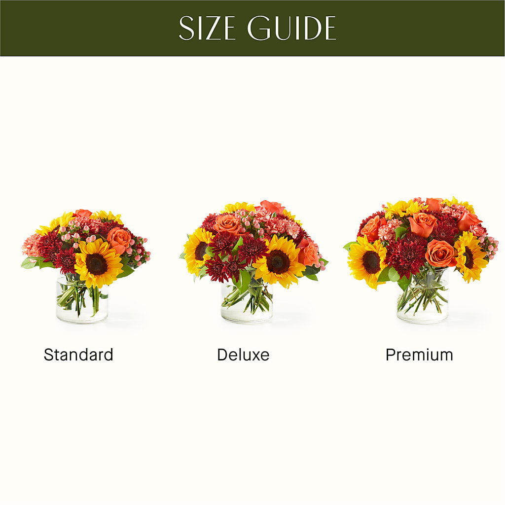September Sunset Bouquet –  The Shoppe At Wildflower Hill, Lampasas TX