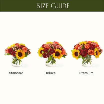September Sunset Bouquet –  The Shoppe At Wildflower Hill, Lampasas TX