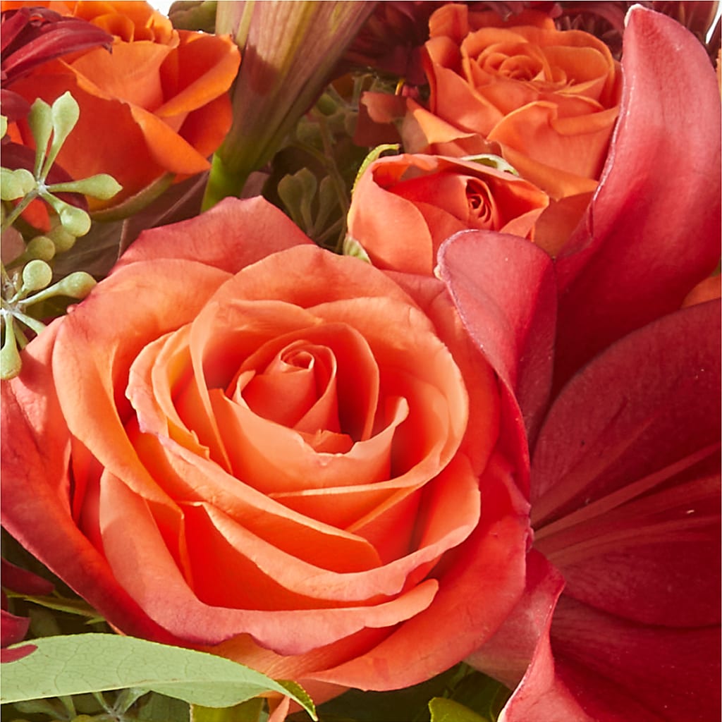 Crimson Leaves Bouquet –  The Shoppe At Wildflower Hill, Lampasas TX
