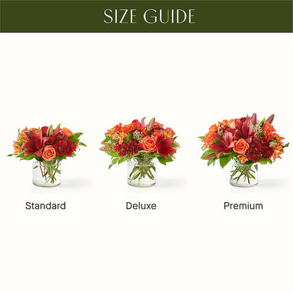 Crimson Leaves Bouquet –  The Shoppe At Wildflower Hill, Lampasas TX