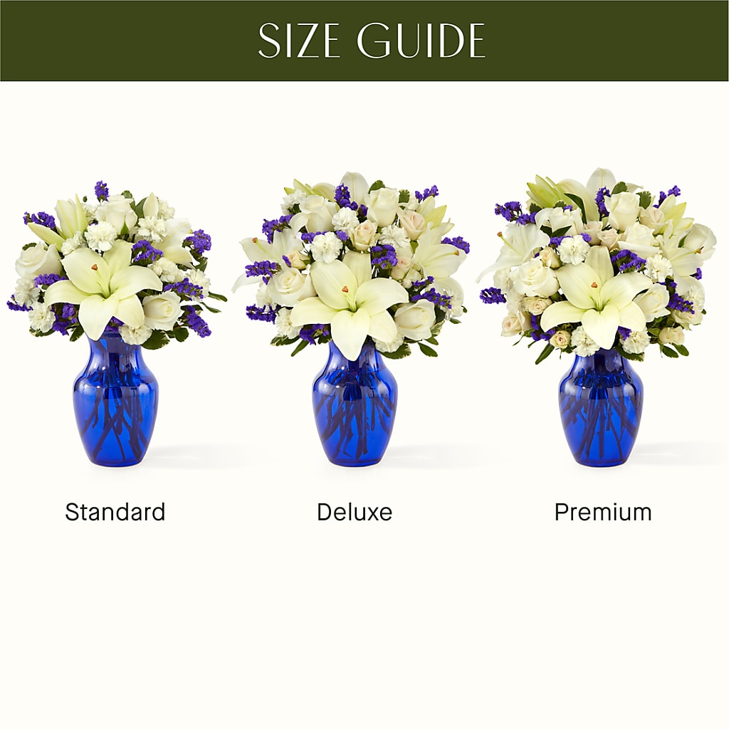 Sapphire Rush Bouquet –  The Shoppe At Wildflower Hill, Lampasas TX